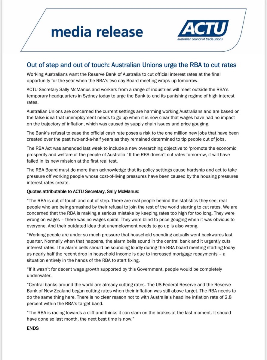 Australian Unions tweet media