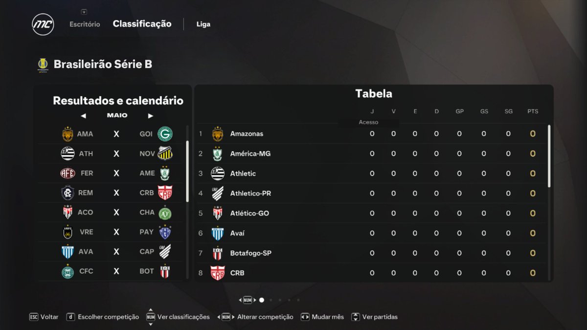 glr1909's tweet photo. Brasileirão Serie B 2025 definido!

#athletico #serieB #botafogo #EAFC25 #pacto #strikermod https://t.co/vNJQQLsKXW