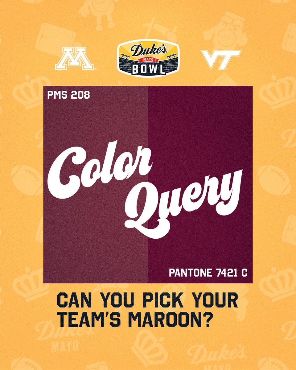 DukesMayoBowl's tweet image. What’s your favorite color?