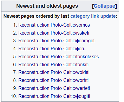 Took a while, but we have passed 1500 Proto-Celtic entries!

en.wiktionary.org/wiki/Category:…