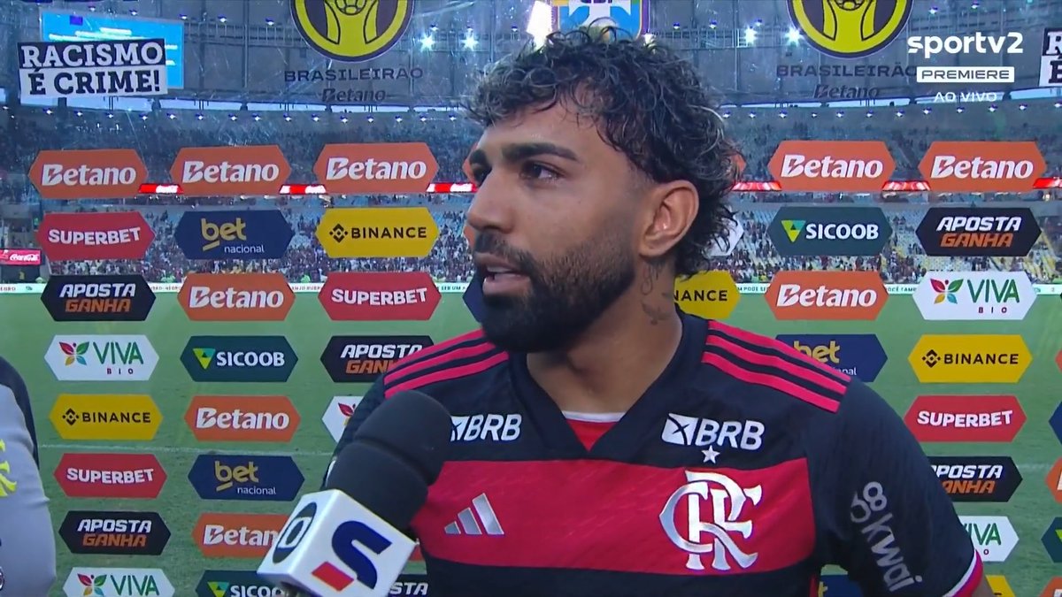 "A partir desse momento, eu me torno imortal. Daqui a 30, 40, 50 anos, quando falarem do Flamengo, vão ter que falar meu nome, e quando falarem meu nome, vão ter que falar do Flamengo."

Gabigol em entrevista pós jogo.

📸 Premiere / SporTV
