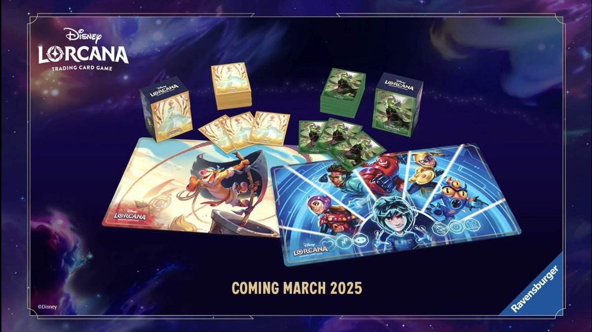 ZeroPingByPrime's tweet photo. Coming March 2025 ✨

#DisneyLorcana @DisneyAUNZ https://t.co/sptmH09POn