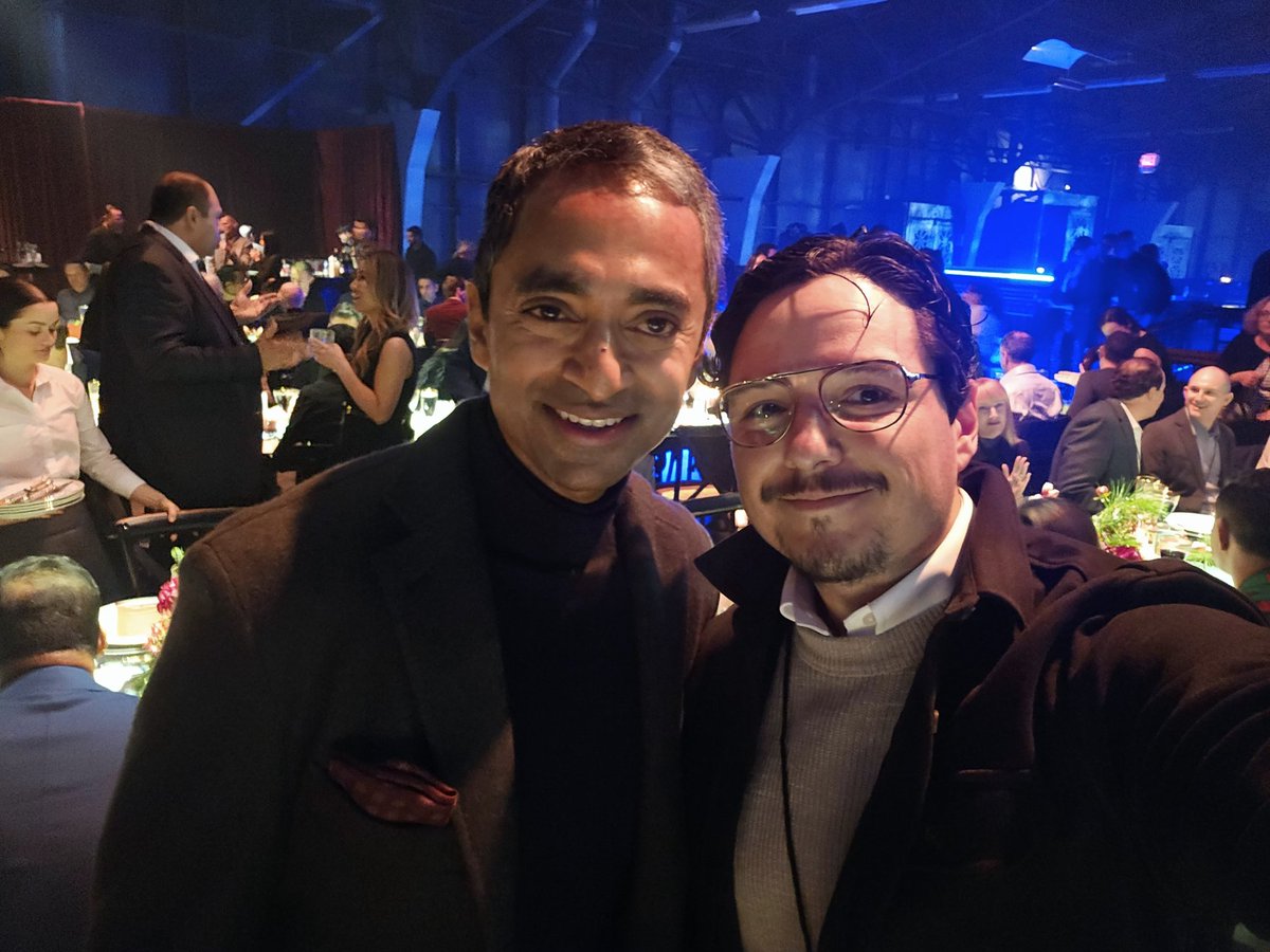 DefiSavage87's tweet photo. Great event @theallinpod. Thank you @chamath for having dinner with me. It was a pleasure meeting you and Nathalie. I hope we get to do some work together in the near future. https://t.co/TJ8opdACKh