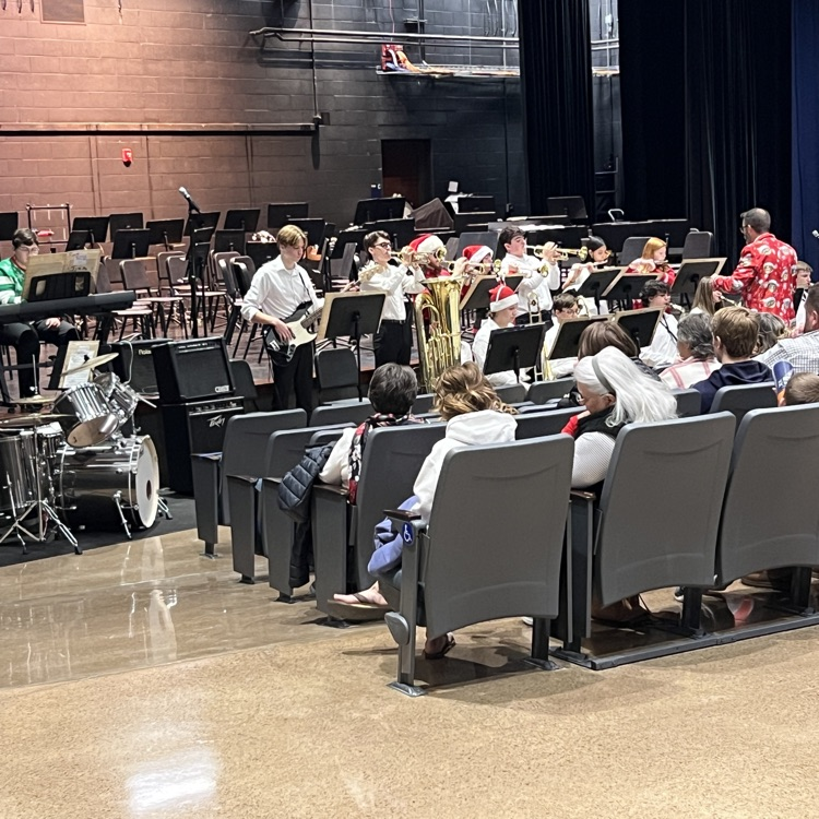 Mr. Miller and the HS Jazz and Concert Bands never disappoint! What a wonderful holiday concert this afternoon. #WeAreCarey