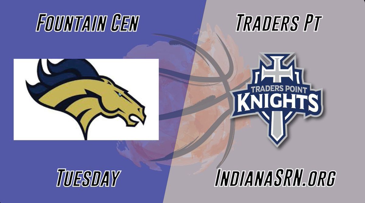 IndianaSRN's tweet photo. Tuesday night, grab some dinner and a comfy spot on the couch to watch Fountain Central vs Traders Point basketball on https://t.co/7e9g1JQwJY! Coverage starts 7:20p ET, watch LIVE for FREE!
@FCMustangSports @FCMustangsHoops @TPCSKnights @TradersPoint_BB https://t.co/KcYCBA1woz