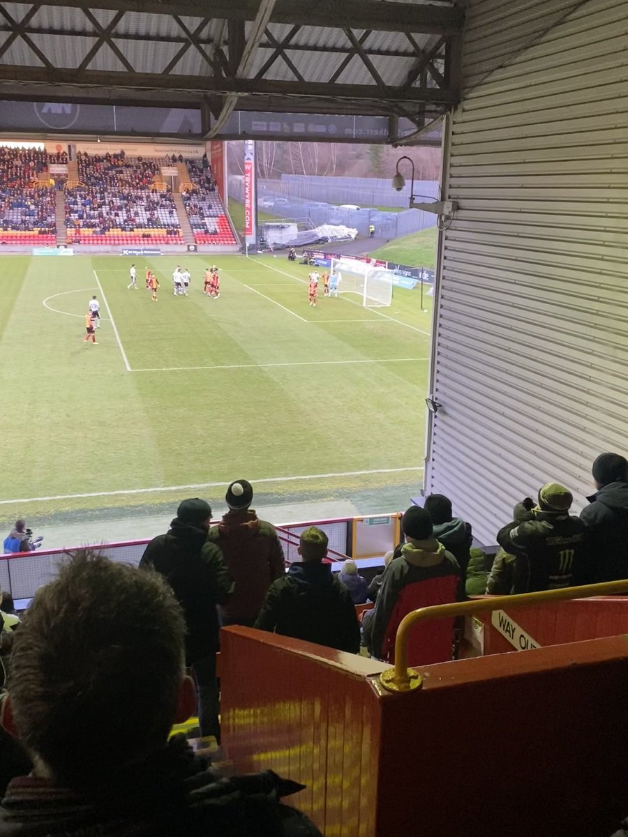 timlyon343's tweet photo. @FBAwayDays Partick Thistle, can’t see the full pitch. Shithole. https://t.co/FEi07BrHto