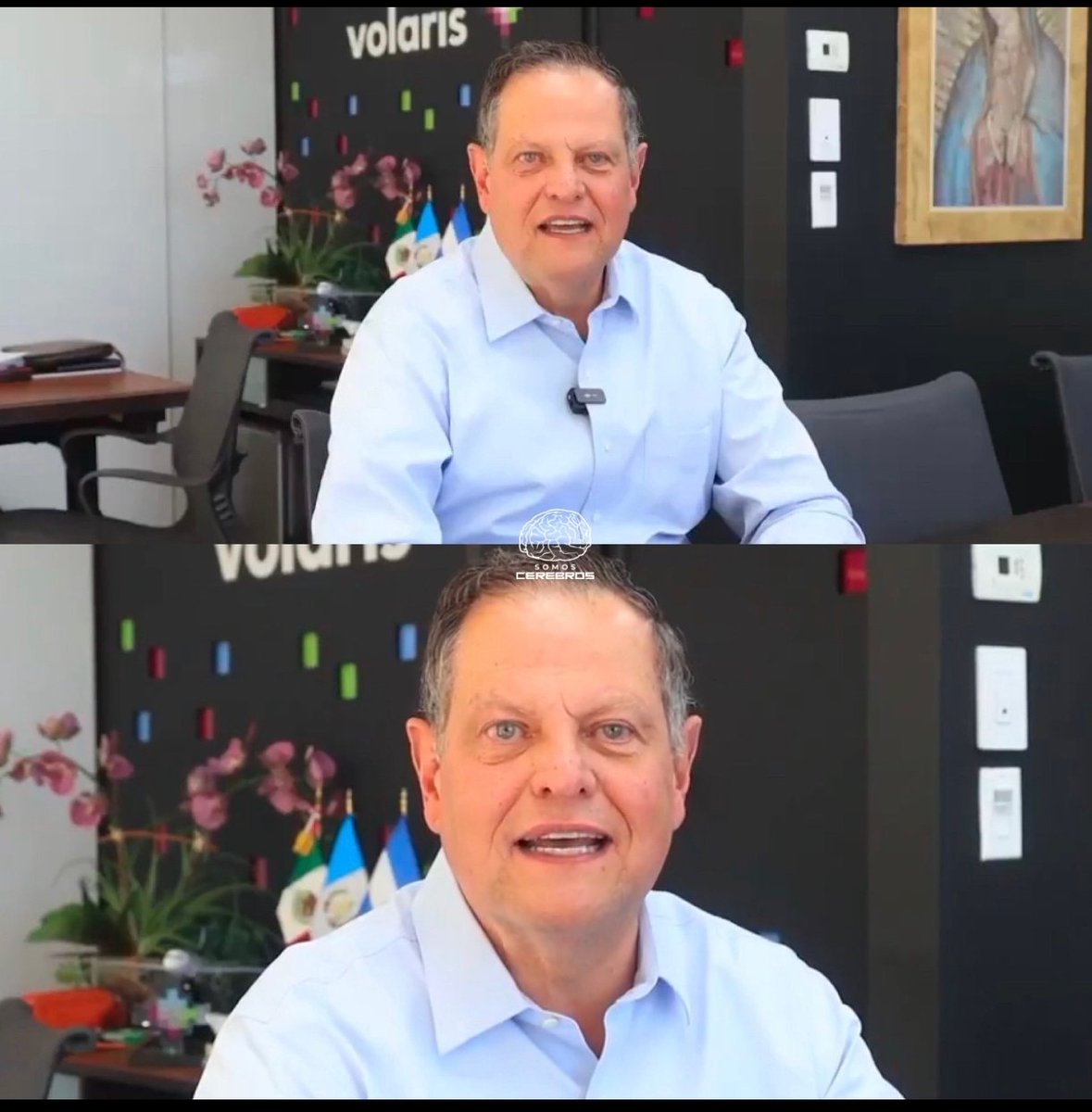 suil333's tweet photo. *Secuestran un avión de Volaris*
El CEO en corto: Quiero agradecer infinitamente al personal que actuó de manera oportuna conforme a los protocolos y no haber permitido que el pasajero ingresara con equipaje de mano mayor a 55 x 40 x 25 cm https://t.co/1MWgteOCS9