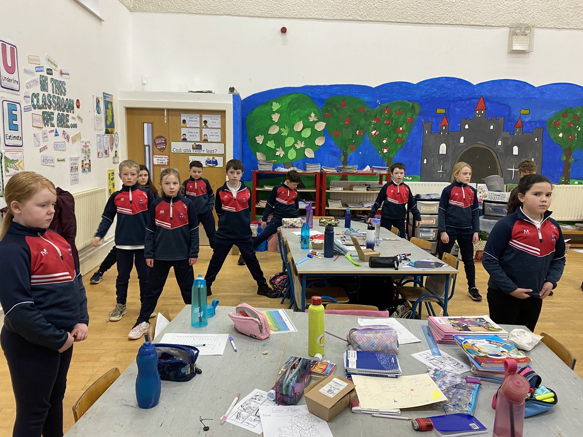 CorcaghanNS's tweet photo. Active Break Challenge- Week 3 @ActiveFlag @Irishheart_ie @HSEschoolsteam #movementbreak #mindfulness #healthyminds https://t.co/GzSQccnpcX