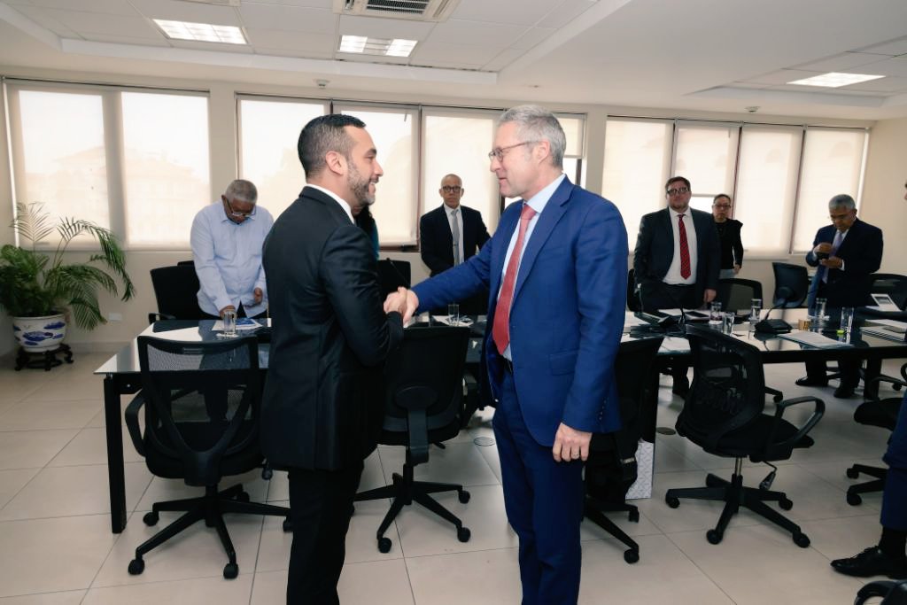 SwissAmbUN_Bern's tweet photo. Great exchange with @RuizHernandezC on 🇨🇭's lessons learned as an elected member of the UN Security Council. Wishing 🇵🇦 lots of success for its term starting on January 1 2025. #E10 #aplusforpeace https://t.co/V1M6Uz5rmX