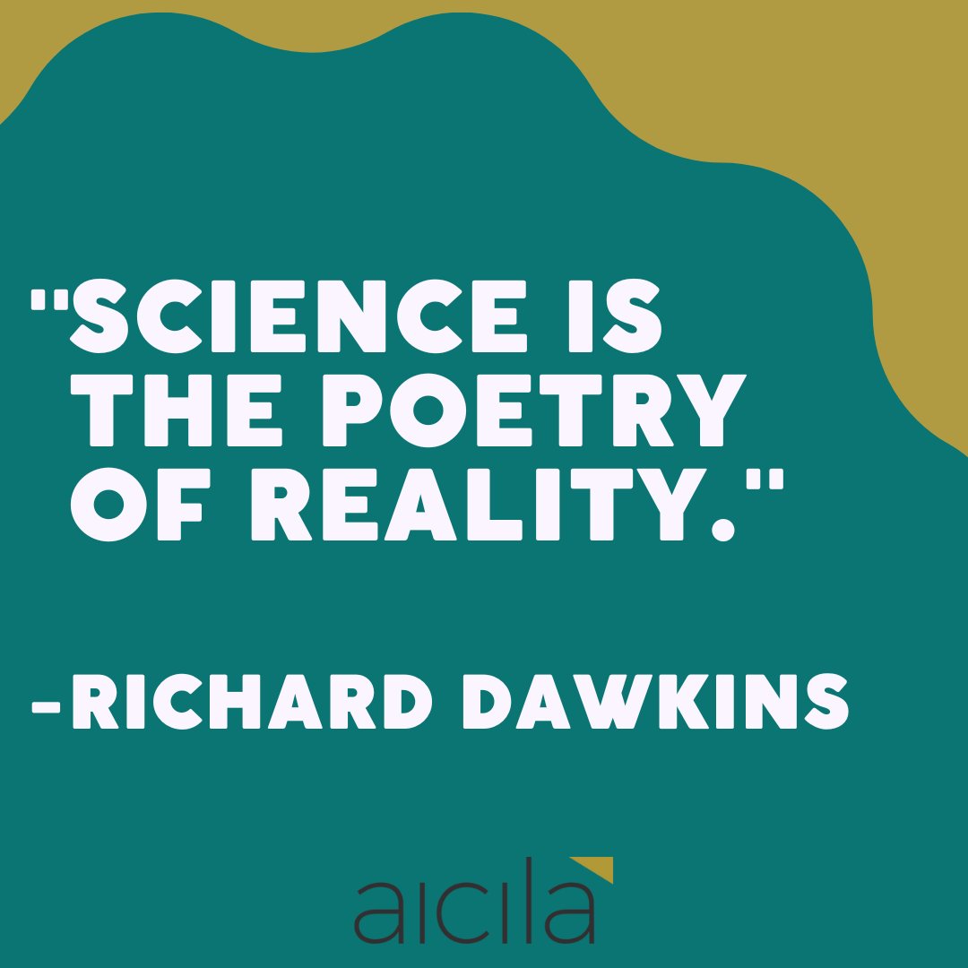 aicilagroup's tweet image. "Science is the poetry of reality." - Richard Dawkins
#sciencequote #sciencequotes #sciencequotesrule #richarddawkins #richarddawkinsquotes #aicila #aicilajobs