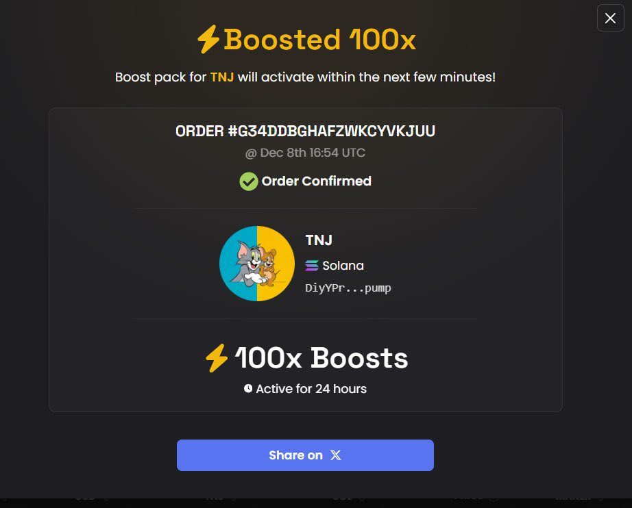 MemeCoinDegen25's tweet photo. @abgweb3 $TNJ https://t.co/fBTkoB6QAf