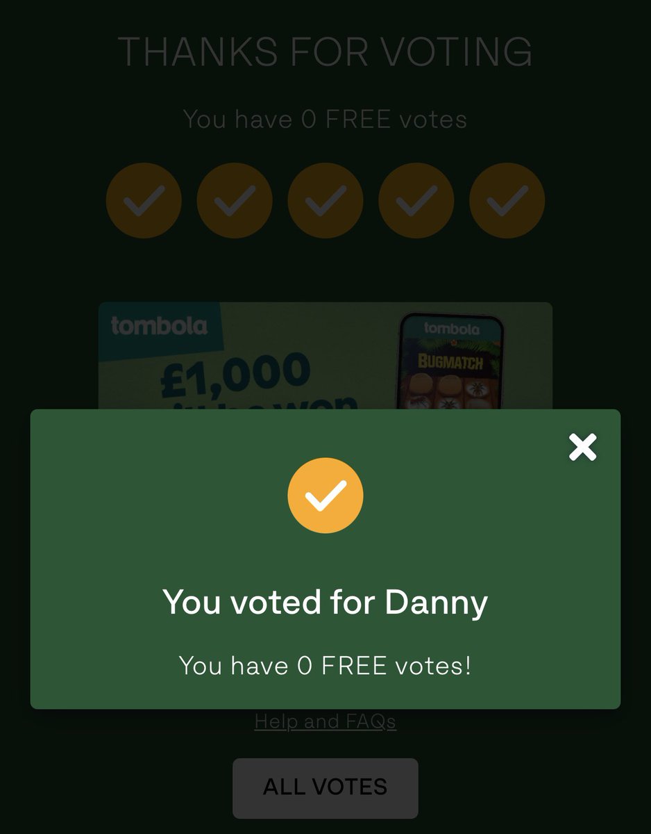 avampirebattt's tweet photo. VOTE DANNY JONES, NOW !! https://t.co/kMtrsFwuL6