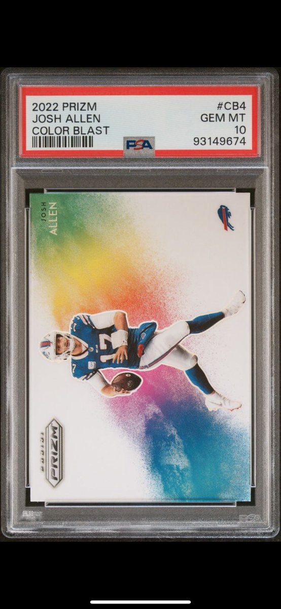 matt_balmforth's tweet photo. ‘22 Josh Allen Colorblast Psa 10 - 1500
‘20 Joe Burrow Kaboom Psa 10 - 6300
‘20 Joe Burrow Auto - Blue Psa 10 - 5500 https://t.co/gKRiSrqd1I