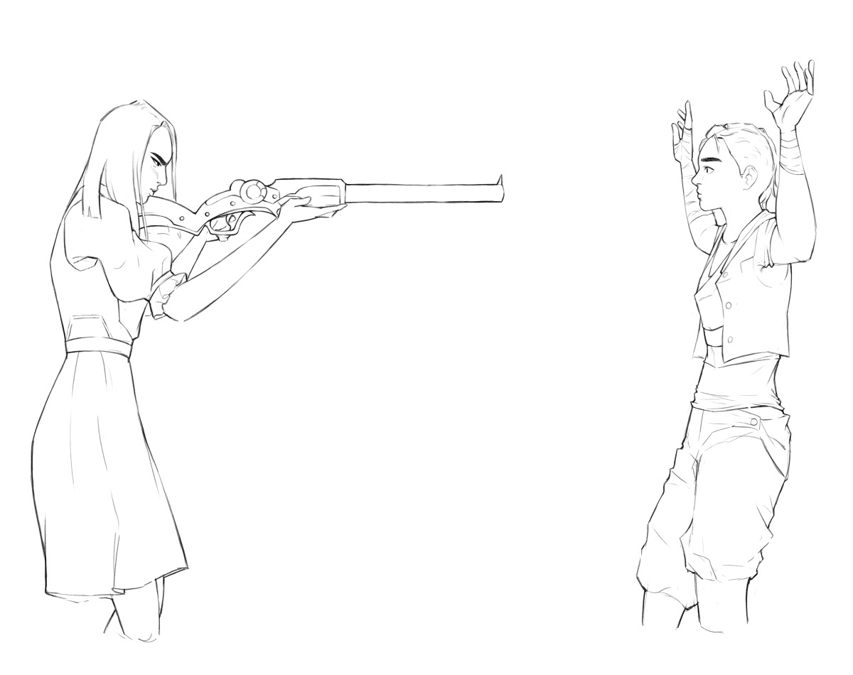 mpaoshelle's tweet photo. yo simplemente leí este fanfic #caitvi dónde Caitlyn atrapa a Vi en medio del robo en el laboratorio de Jayce y la amenaza con su rifle y me pareció maravilloso https://t.co/kMVQ8XJZ2i
