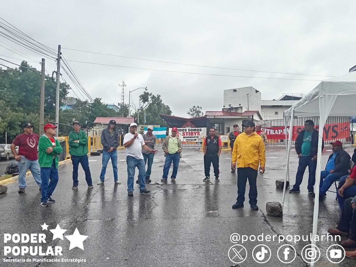 PoderPopularhn's tweet photo. Día 2
Huelga del #STIBYS Justa,
Legal y Patriótica https://t.co/NjHkSR2oPq