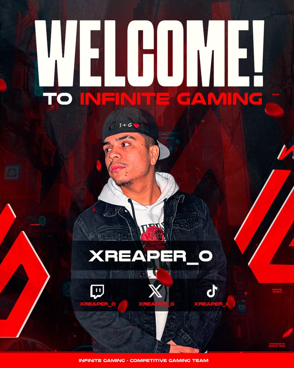 🚨 Welcome @XREAPER_O to Infinite Gaming! 🚨
He joins our competitive Warzone roster, bringing skill and firepower to the team. Get ready for epic plays as we dominate together! 💪

#InfiniteGaming #Warzone #CallofDuty #Esports
