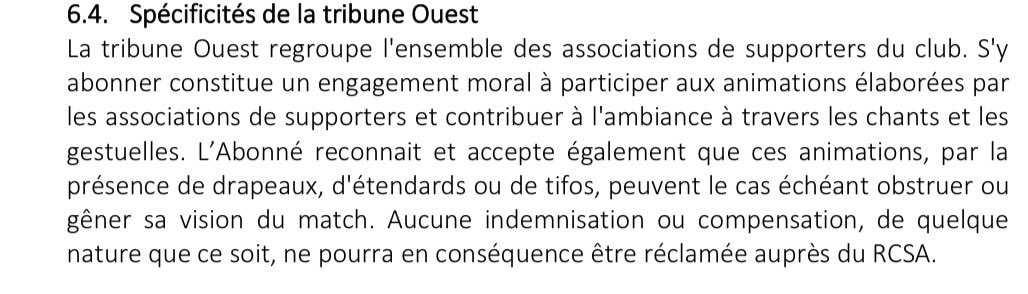 jmdarky7's tweet image. Avec cette soirée mouvementée je pense que le mieux est de rappeler les conditions générales de ventes de notre magnifique @RCSA : 
Et contribuer ne veut pas dire déchirer :) 
Cordialement 
Bonne nuit.
#RCSASDR