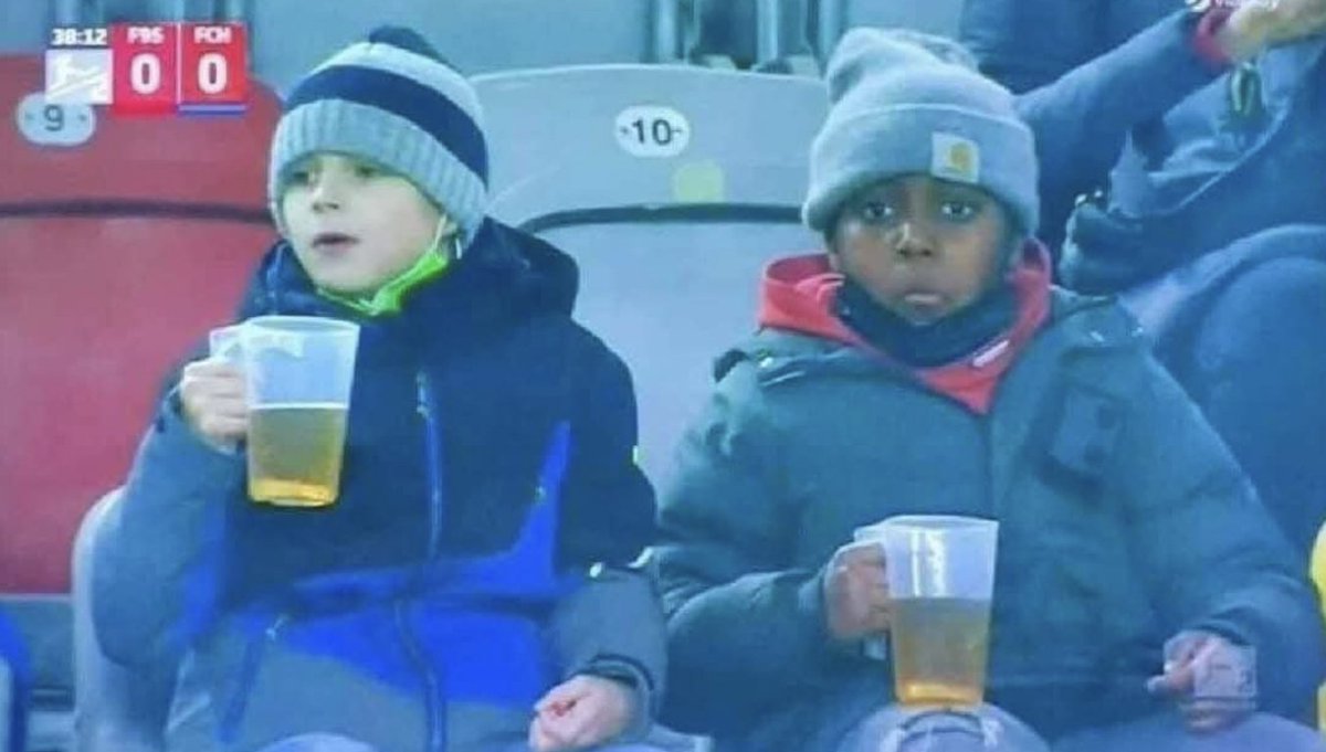 Look at this. Beautiful. No tablets . Not a phone in sight. Just two kids living in the moment. Enjoying a fine Pilsner