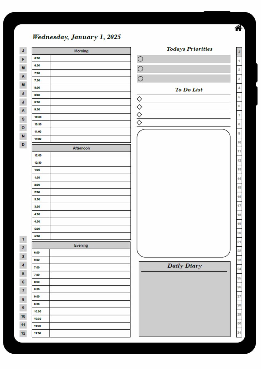 RovingDesigns's tweet image. To finish off 2024, I have launched a portrait style fully hyperlinked dated yearly, monthly, weekly, daily 2025 digital planner.

Visit: rovingdesigner.com/product/2025-d…

#digitalplanner #zoomnotes #goodnotes #rovingdesigner #portraitplanner