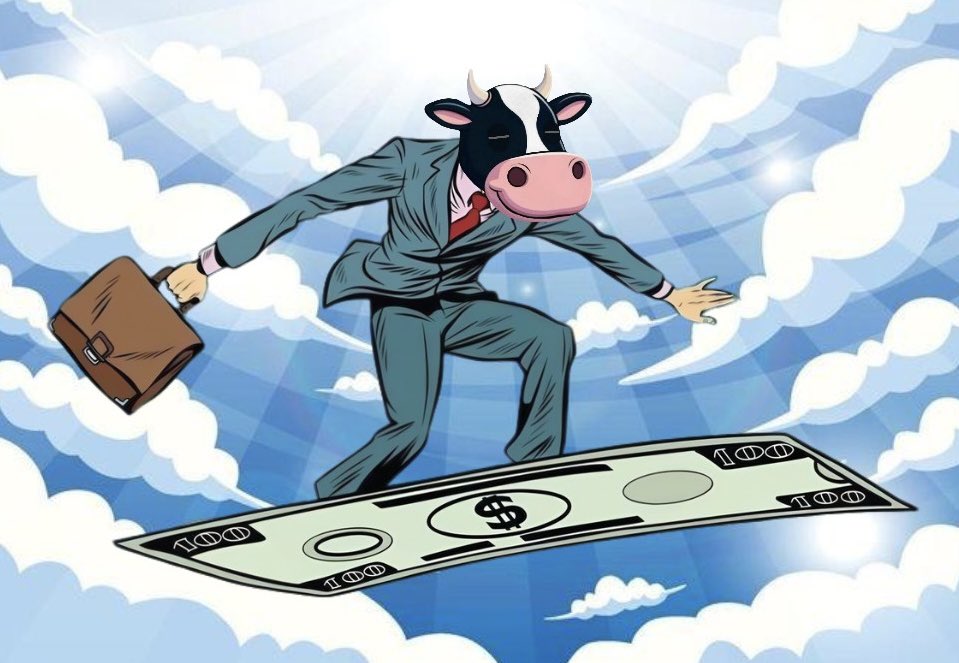 Cow on Base tweet media