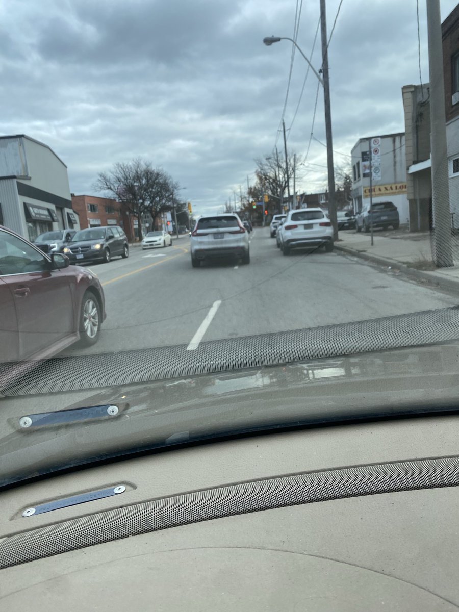 On Weston the gridlock comes from squeezing past parked cars. #shouldhavegonebybike
