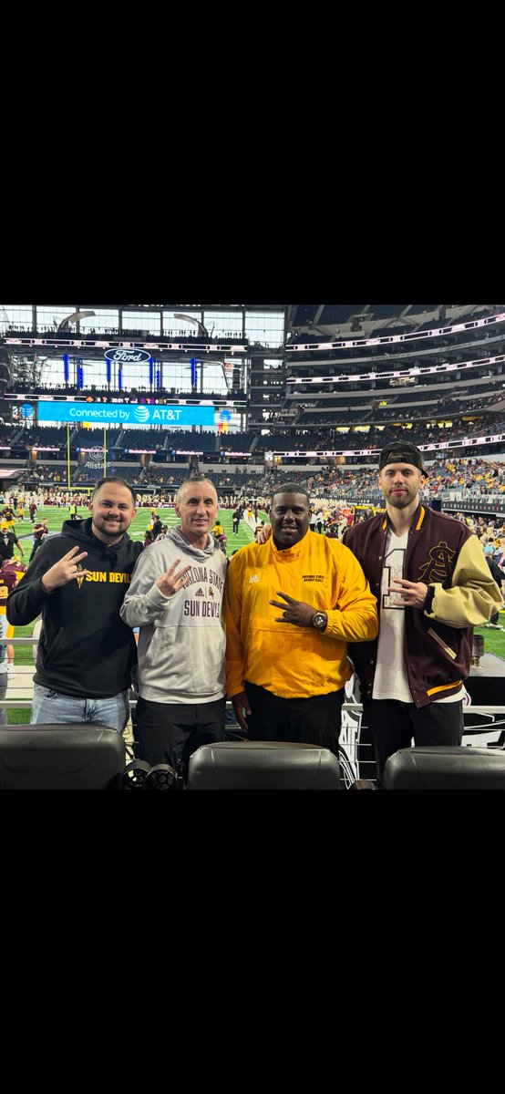 MickeyMitchell0's tweet photo. Congrats to @ASUFootball on winning the Big 12 Championship 🔱😈 Not done yet!! @KennyDillingham https://t.co/Nxy66ncp2E