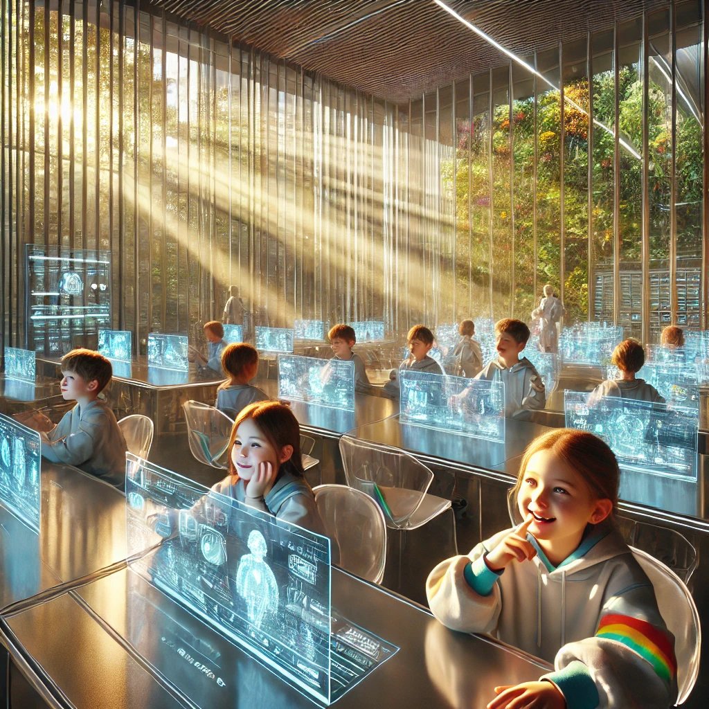 LievSandoval's tweet photo. "Bienvenidos al aula del mañana, donde la curiosidad se encuentra con la tecnología y los límites del conocimiento desaparecen. 🌟📚
¿Imaginas un mundo donde cada niño aprenda a construir el futuro con sus propias manos? 🚀💡 Cuéntanos cómo visualizas esta revolución educativa." https://t.co/eMZjEWhgcy