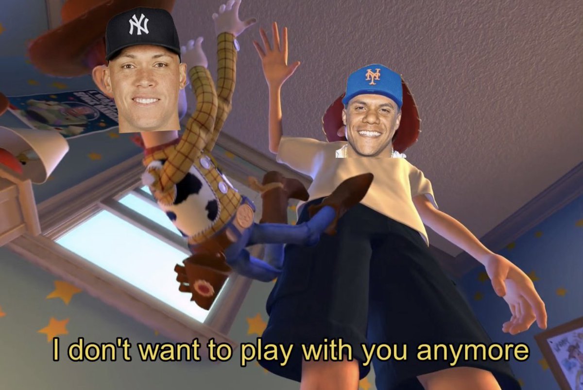 HardRockBet's tweet photo. Juan Soto after Aaron Judge’s World Series performance https://t.co/euJdvqlIgg