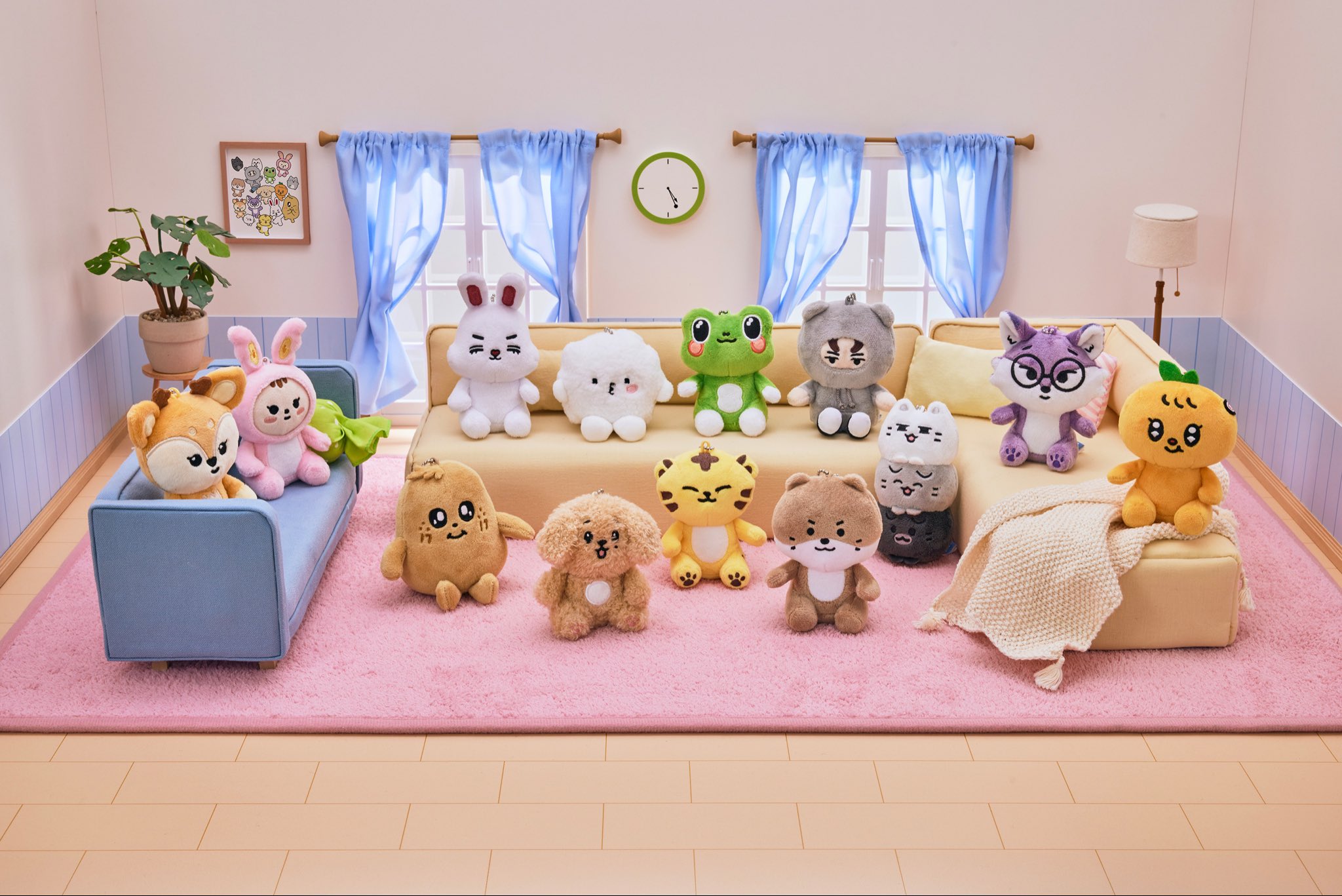 エスクプス SEVENTEEN MINITEEN ぬいぐるみ キーホルダー｜Yahoo