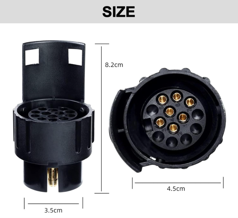 HiSport888's tweet photo. HISports Premium Anhänger Adapter - 7 auf 13 polig, 12V Anhängerkupplung, Adapterstück - Auto zu Hänger, Adapter für Pkw, Kfz und LKW Kurz, Schwarz
https://t.co/Rh5nlyMGAk https://t.co/8Kdfdw0sUk