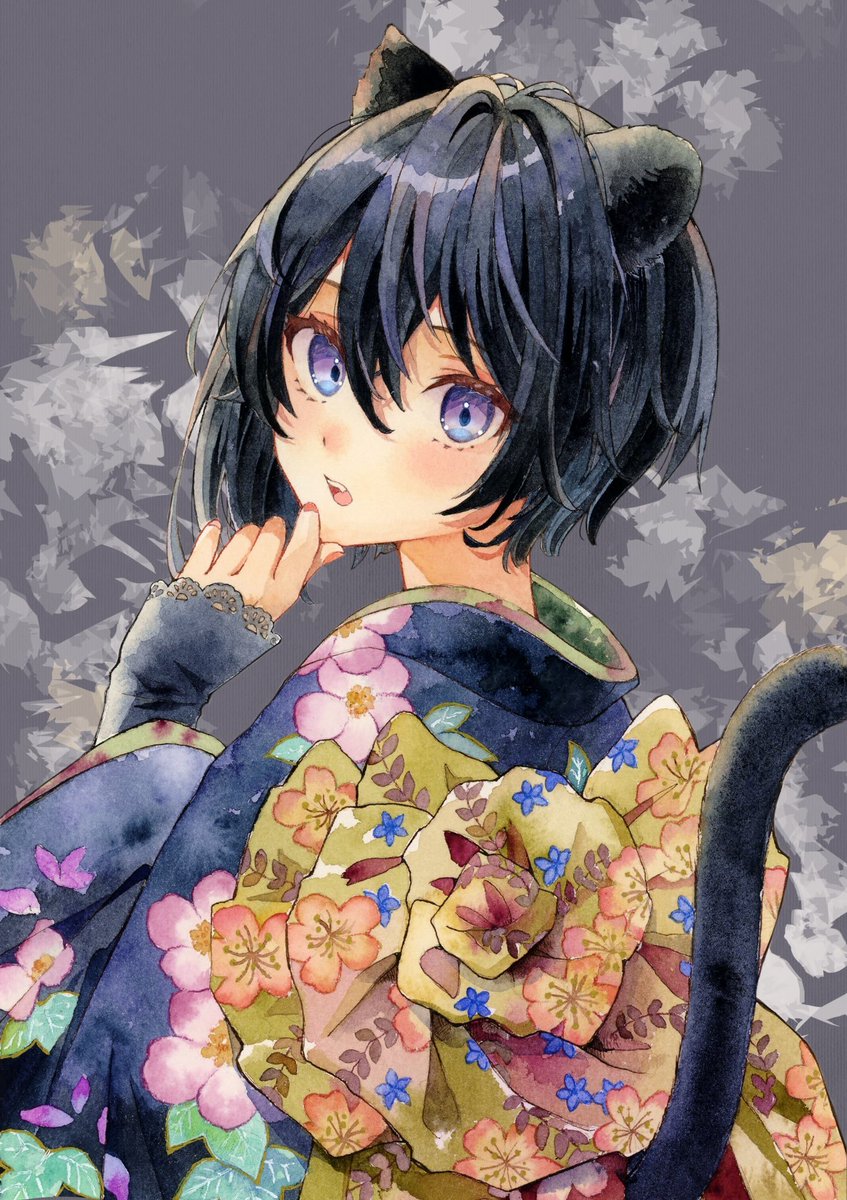 mimiloveweb3's tweet photo. Crypto Kimono Girls 🐈‍⬛Black panther
 #NFTs #Web3 https://t.co/0o1iubl6vN