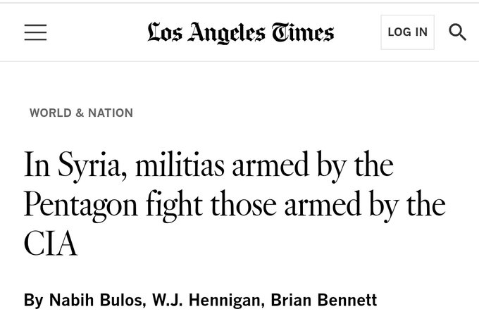 Which armed group won the war in Syria? 

The one backed by the CIA or the one backed by the Pentagon? Or was it the group backed by Saudi Arabia? or was it ISIS?

I am so confused.