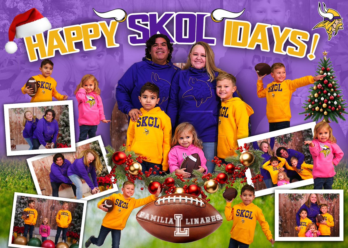 ELinaresFilms's tweet photo. Happy SKOL-idays! https://t.co/z0RtVuVNfk