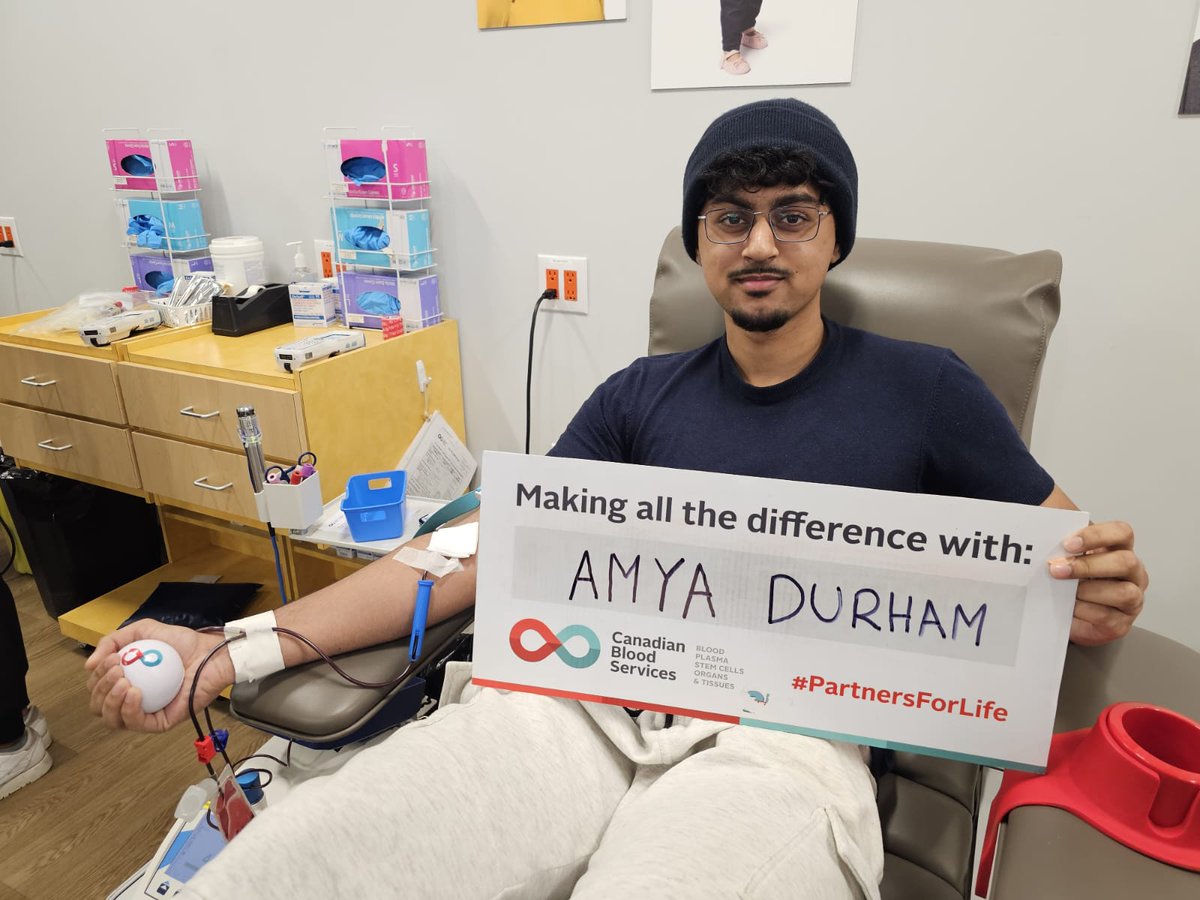 AMYA_Durham's tweet image. 6 members of our Muslim Youth from Durham, ON chapter of Ahmadiyya Muslim Youth Association Canada donated blood at @CanadasLifeline blood donation center.

This donation is part of @AMYACanada's nationwide campaign to donate blood

#Mercy4Mankind #CanadasLifeLine #Durham
