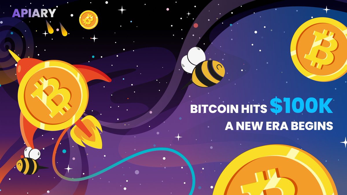 SyrupalOfficial's tweet photo. 🚀 Bitcoin hits $100K! A new era begins in the crypto world. 

🔥Ready to test your trading skills? 

Check out Apiary and start your journey today! 🌟💹 https://t.co/WLyIVFfygt

#Bitcoin #Crypto #Trading #Apiary #Syrupal #OptionsTrading #TON #TONminiapp https://t.co/jC67zBOSEG