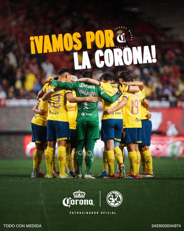 Corona_Futbol's tweet photo. Llegar a una final no es nuevo para el @ClubAmerica 💛

Ahora toca dejar el alma en la final para alcanzar la Corona de la Liga Mexicana 🏆

¡Vamos, Águilas! 🦅 https://t.co/Aj1fg32lz2