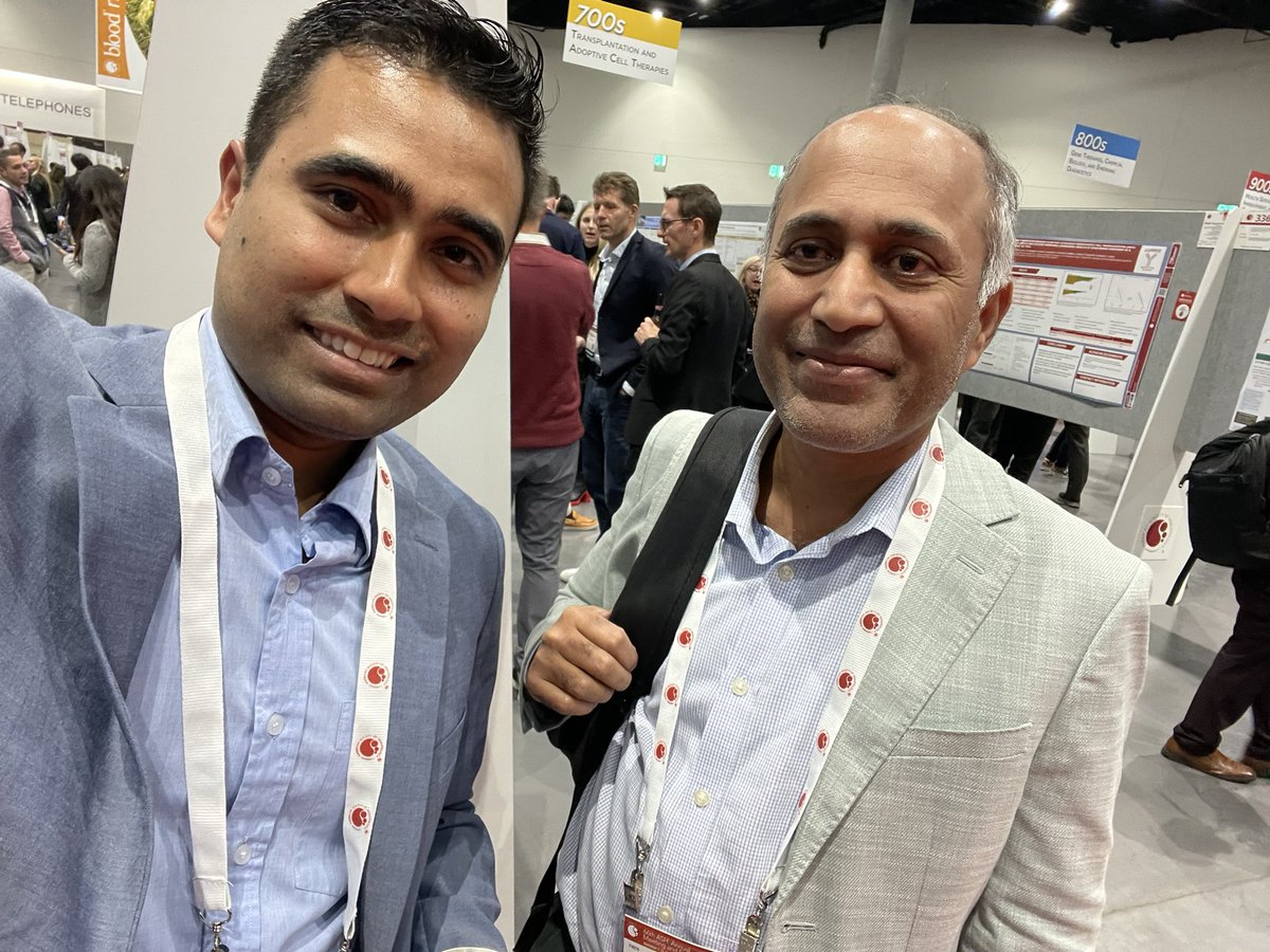 asis_shr's tweet photo. It was a pleasure meeting with Dr. Shah, @binayshah at #ASH24. https://t.co/c27EnbzmUg