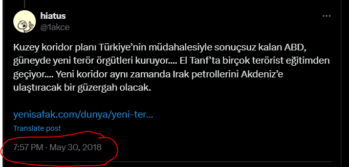 1akce's tweet photo. Suriye'nin yeni yöneticileri Türkiye ile askeri bir anlaşma yapmadığı ve Türkiye'ye Suriye'nin güney bölgelerinde askeri üsler kurma yetkisi vermediği sürece, İsrail ve ABD'nin 'PKK-İsrail Kuşağı'nı kurması engellenemeyecektir.
#Halep #Münbiç #Suriye #Turkiye https://t.co/GVXoy49QDu