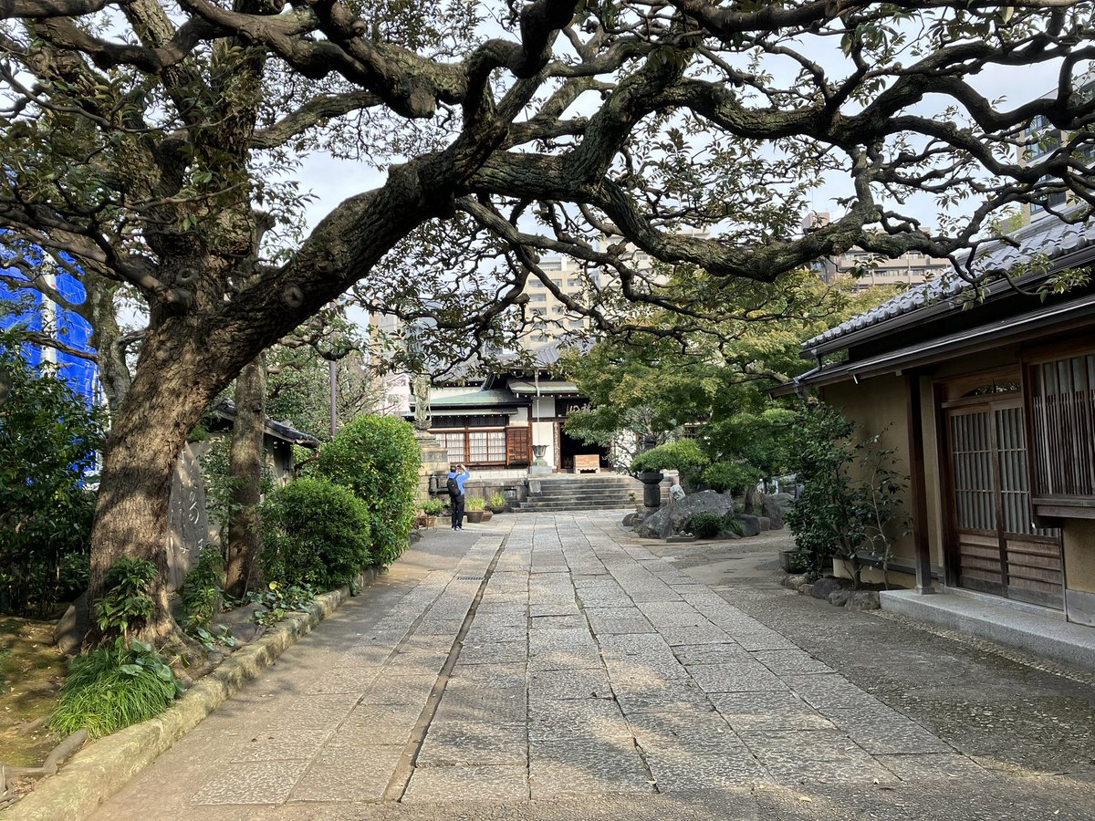 usakichi_net's tweet photo. 大圓寺山門と、ほうろく地蔵尊。
そして、その奥に���堂があります。 https://t.co/NLcn4TWqDA