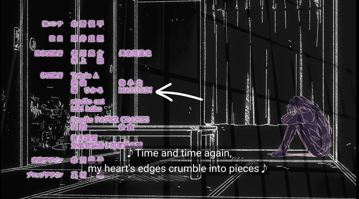 MarlynMae22's tweet photo. Thank you TRIPLE A animation studio for the sakkan credits. 💕🎉🎉

Anime title: Maou 2099 https://t.co/40YDx8MqCK