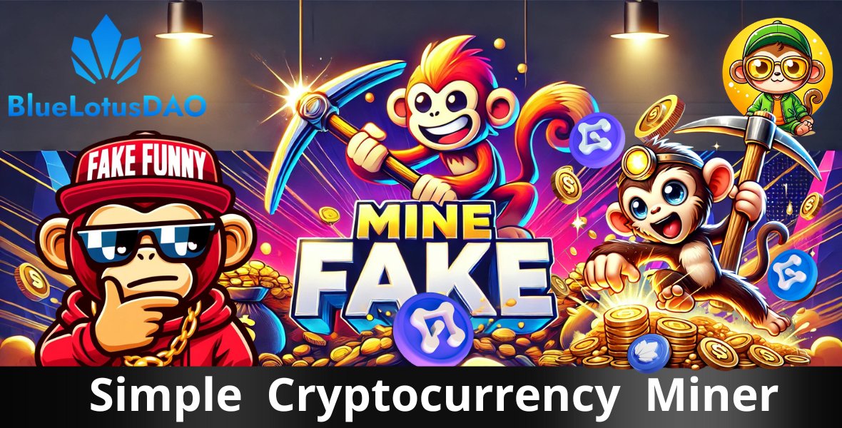 🚨 Big news, community! 🚨

Minefake is now fully operational! 🎉💎

Start mining Fake Funny Tokens ($FAKE) easily and efficiently with our cloud mining platform. 🌐💻

No expensive equipment required.
Transparent and secure.
Guaranteed daily rewards.
🌟 Join today and be part of