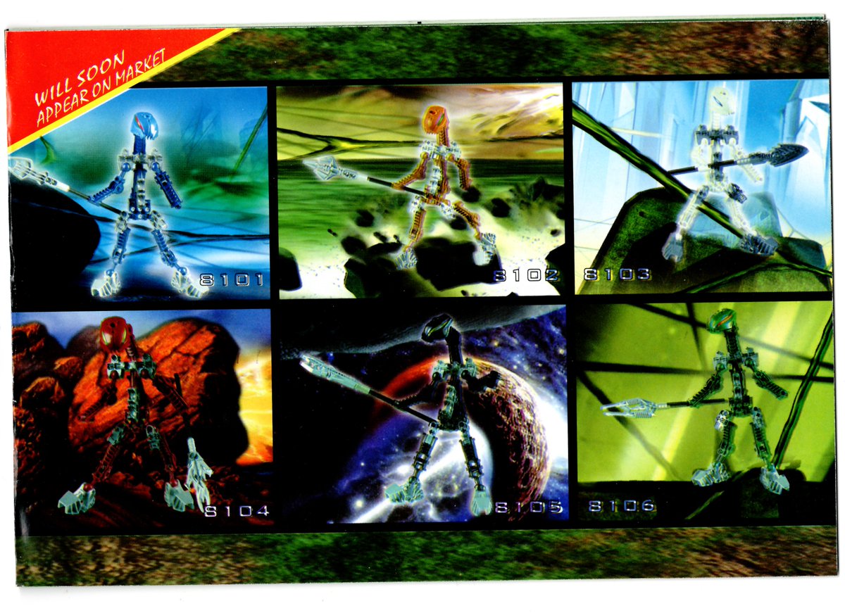 EditedbyWaj's tweet image. Was packin' up my BIONICLE instructions and found this bootleg among them.
I think I got this set from Pakistan back in like '05 or '06: