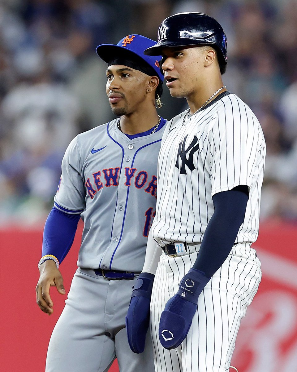 MLB's tweet photo. Get ready, Mets fans 👀

A new duo in Queens ⚾️ https://t.co/KF6wefERAC
