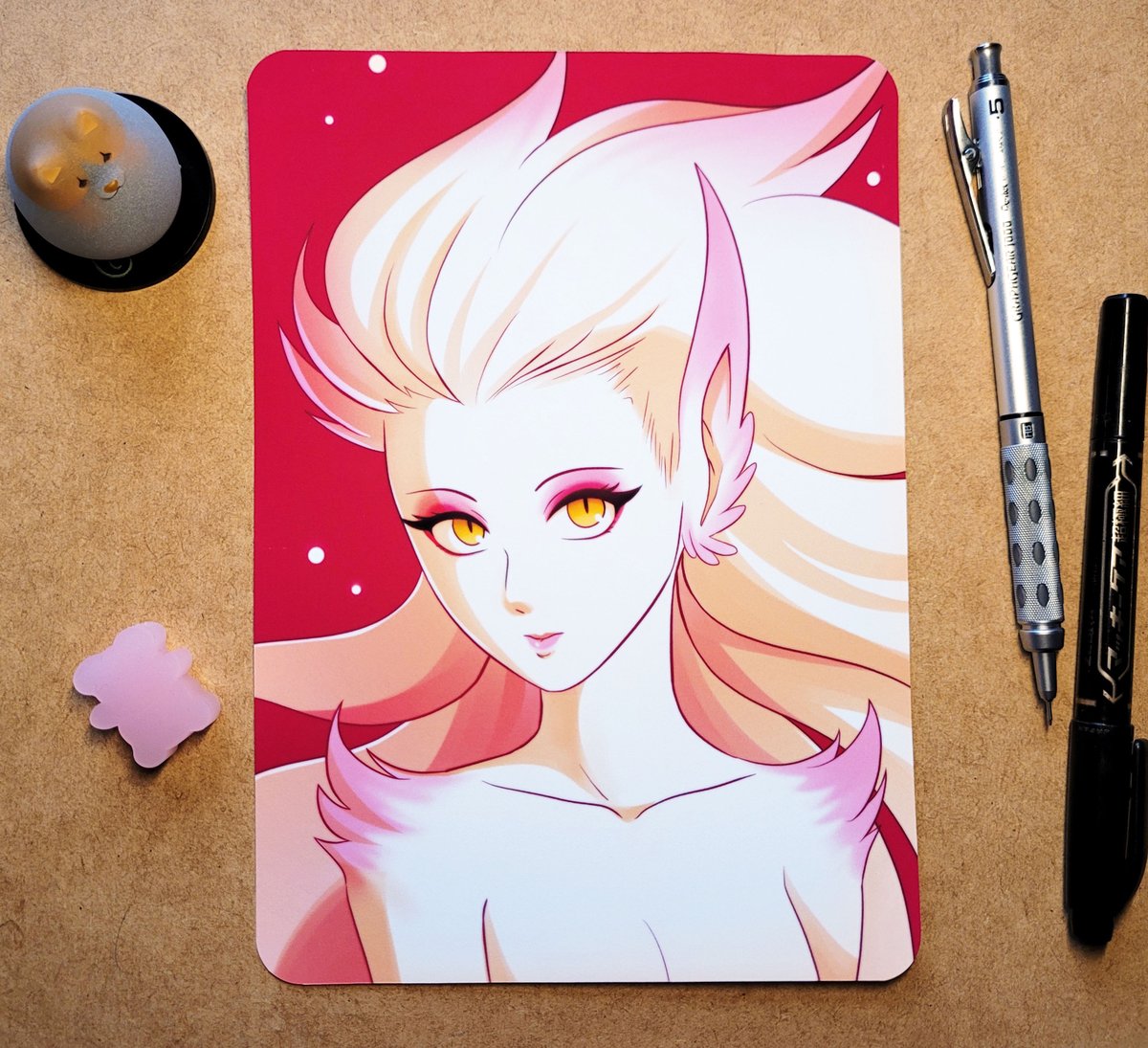 gazkerber's tweet photo. FFVI prints are available!  I've finally started my journey in the world of fan merch and I've opened my online shops! 🛍 Everything is made and packaged with love by yours truly 😍💕  

 Please check them out~ 

★ Etsy: https://t.co/ARxJZj24K9
★ Ko-fi: https://t.co/FCdJEnnuRi https://t.co/lobpBXFgq0