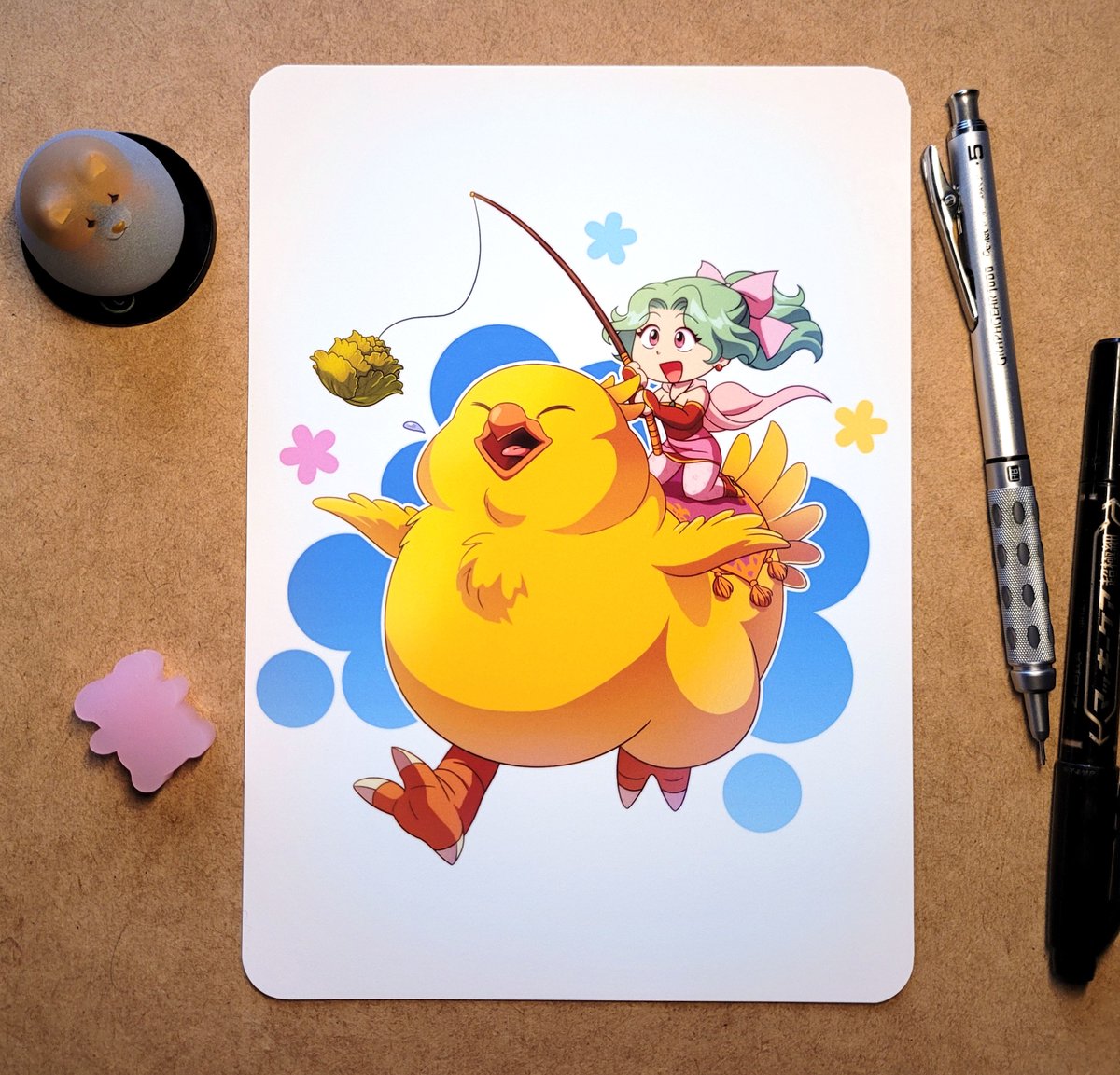gazkerber's tweet photo. FFVI prints are available!  I've finally started my journey in the world of fan merch and I've opened my online shops! 🛍 Everything is made and packaged with love by yours truly 😍💕  

 Please check them out~ 

★ Etsy: https://t.co/ARxJZj24K9
★ Ko-fi: https://t.co/FCdJEnnuRi https://t.co/lobpBXFgq0