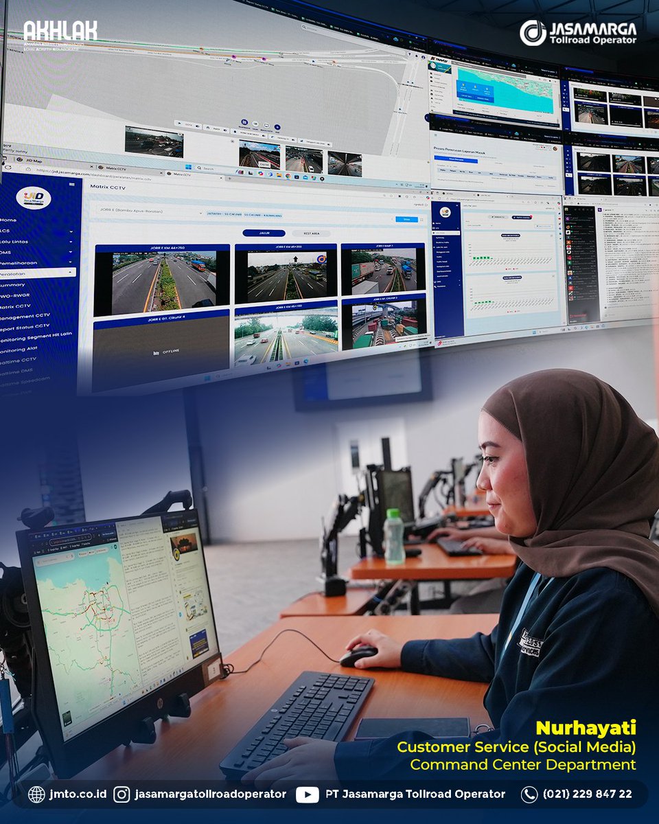 Hidup adalah perjalanan, seperti jalan tol yang kita lintasi. Selalu ada jalur untuk maju, selama kita fokus dan berusaha dengan penuh semangat.
.
Awali minggu ini dengan energi positif. Semangat Senin, semangat untuk melaju!

#SemangatSenin
#JasamargaTollroadOperator