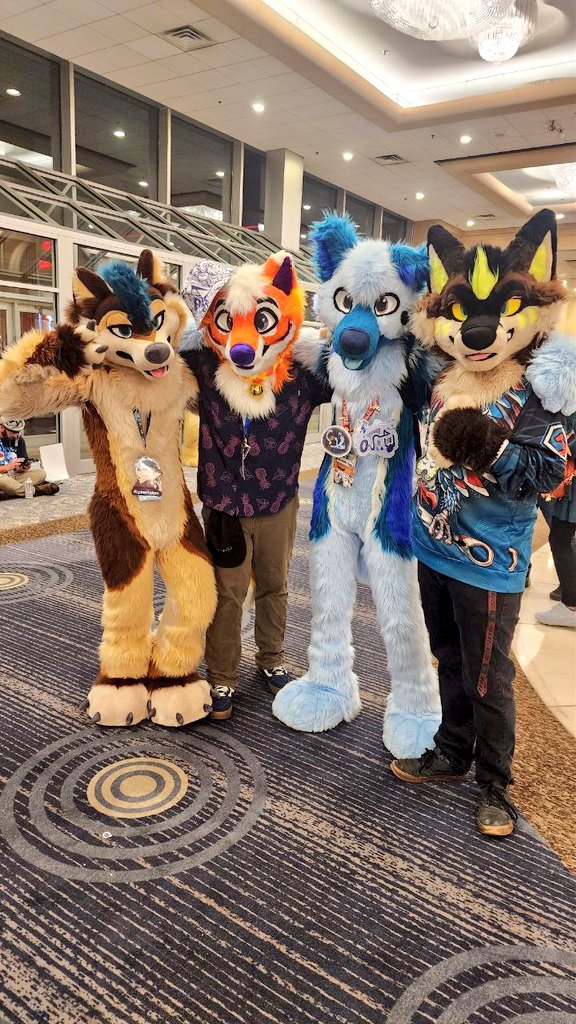 CascadeFursuits's tweet photo. Some photos sent to us of our clients at MFF! ❤️ 

Not sure if a whole group photo was taken or not but if you got a photos of any of these guys drop it below! 👌🏻 https://t.co/ZJMzAdTnWZ