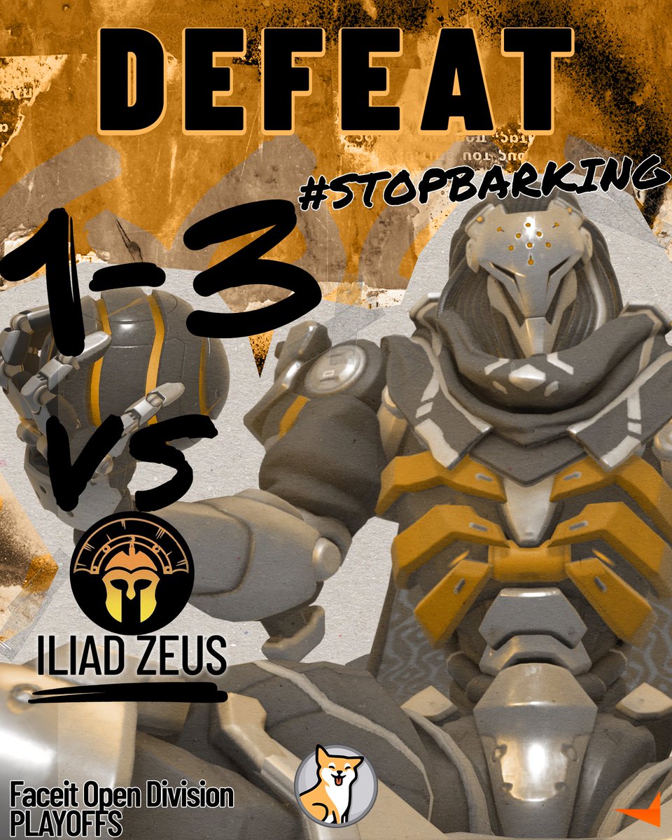 GoodBoys_gg's tweet photo. Our playoff run ends shorter than expected, as we fall to @Iliad_OW Zeus 1-3 in the lower bracket. We end top 6.
Weโll be back soon enough in advanced division. ๐
#StopBarking ๐ถ https://t.co/jaHazb9HI8