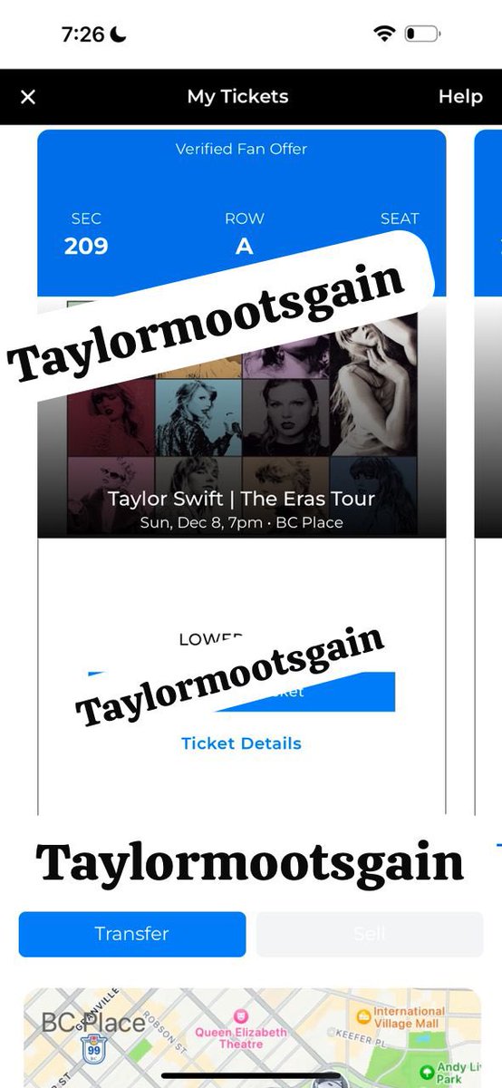 TaylorMootsGain's tweet photo. ISO‼️buyer
Selling (3) Taylor Swift Tickets event tonight at BC Place
• RT to enter
• Selling for $300 each
• DM My back up @yijs1016 if interested
(tix are verified)
• Due to Complications ATM would only accept Apple Gift cards for payment‼️
• still willing to use PP G&amp;S https://t.co/Xbm2a4FHQk