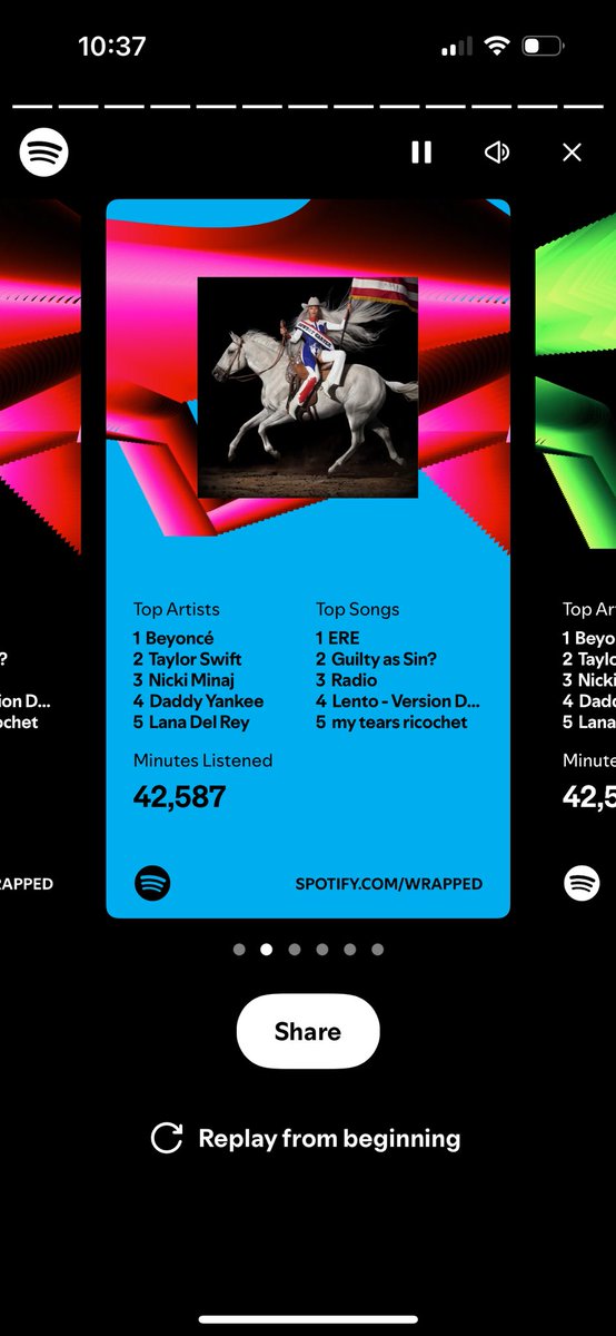 immauierdo's tweet photo. Huy!!!! 🤣 Ako kaya most played this year!!! Looool #SpotifyWrapped2024 https://t.co/thhVLqg1tt
